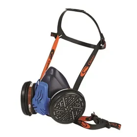 Climax 757-S Half Mask - Lightweight Silicone Mask with Dual Filter Connection Climax 757-S Halfmasker - Lichtgewicht Siliconenmasker met Dubbele Filteraansluiting