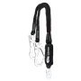 Climax Shock Absorber 51 - Elastische Y Lanyard met Snaphaak & 2 Steigerhaken (120–200 cm)