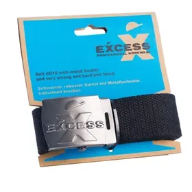 Excess Canvas Riem Zwart – Verstelbaar & Metalen Gesp – 120 cm Excess Canvas Riem Zwart – Verstelbaar & Metalen Gesp – 120 cm