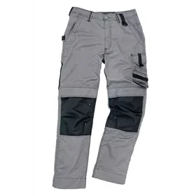 Excess Werkbroek Champ 592 Grijs/Zwart – Versterkte Knieën & Verlengbare Pijpen, Maat 46