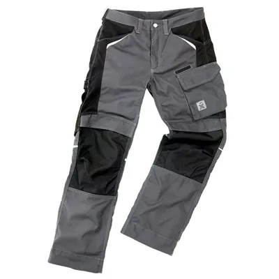 Excess Werkbroek Slash PRO 513 Antraciet/Zwart – Cordura Kniezakken & Verlengbare Pijpen, Maat 54
