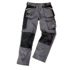 Excess Werkbroek Slash PRO+H 514 Antraciet/Zwart – Cordura Kniezakken & Verlengbare Pijpen, Maat 46