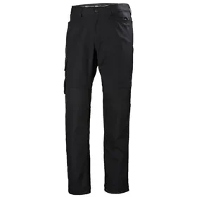 Helly Hansen 77460 Oxford Service Work Pants Black – Stretch & Extendable Legs, Size C50 Helly Hansen 77460 Oxford Service Werkbroek Zwart – Stretch & Verlengbare Pijpen, Maat C50