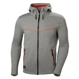 Helly Hansen 79197 Chelsea Evolution Hoodie Dark Grey - With Hood & YKK Zipper, Size M Helly Hansen 79197 Chelsea Evolution Hoodie Donkergrijs – Met Capuchon & YKK Rits, Maat M
