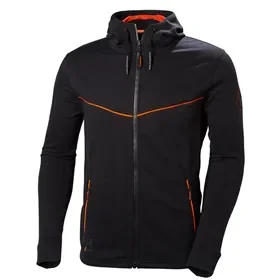 Helly Hansen 79197 Chelsea Evolution Black Hoodie – With Hood & YKK Zipper, Size L Helly Hansen 79197 Chelsea Evolution Hoodie Zwart – Met Capuchon & YKK Rits, Maat L