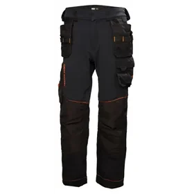 Helly Hansen Chelsea Evolution Construction Work Pants Black/Gray – 4-Way Stretch & Cordura Reinforcement, Size C56 Helly Hansen Chelsea Evolution Construction Werkbroek Zwart/Grijs – 4-Way Stretch & Cordura Versteviging, Maat C56