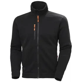 Helly Hansen Kensington Knitted Fleece Jacket Black - Size XL Helly Hansen Kensington Gebreid Fleecejack Zwart - Maat XL
