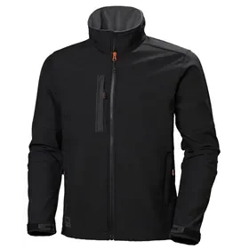 Helly Hansen Kensington Softshell Jas Zwart – Waterafstotend & Fleecekraag, Maat XXL Helly Hansen Kensington Softshell Jas Zwart – Waterafstotend & Fleecekraag, Maat XXL