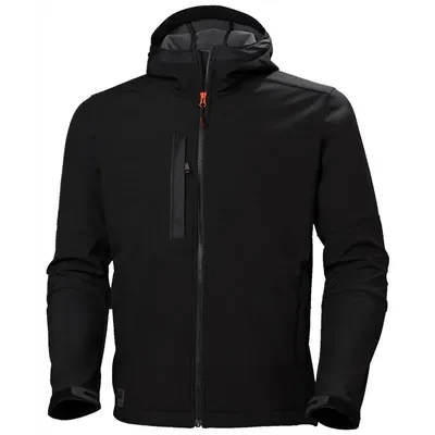 Helly Hansen Kensington Softshell Jas Zwart – Waterafstotend & Functioneel Design, Maat M