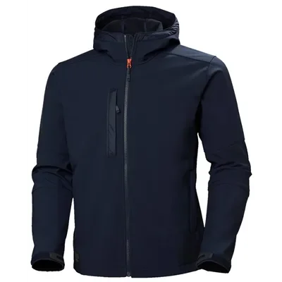 Helly Hansen Kensington Softshelljas 74230 Marine – Met Capuchon & Waterafstotend, Maat XXL