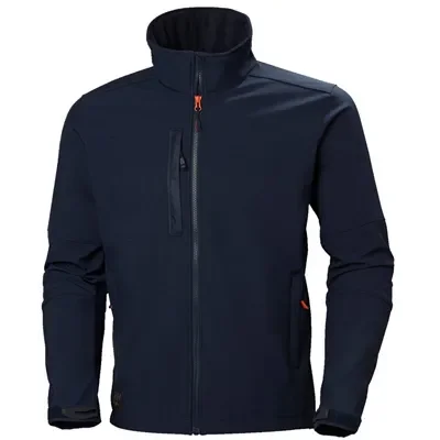 Helly Hansen Kensington Softshelljas 74231 Marine – Hoge Kraag & Fleecevoering, Maat XXL
