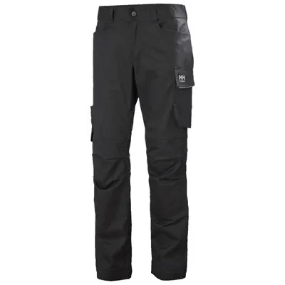 Helly Hansen Manchester Construction Werkbroek Zwart – 2-Way Stretch & Hangzakken, Maat 48