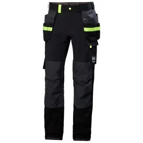 Helly Hansen Oxford 4-Way Stretch Construction Work Pants Black/Anthracite - Size 50 Helly Hansen Oxford 4-Way Stretch Construction Werkbroek Zwart/Antraciet - Maat 50