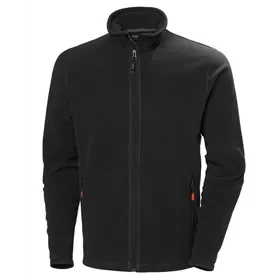 Helly Hansen Oxford Lightweight Black Fleece Jacket – Polartec® & Extended Back Panel, Size L Helly Hansen Oxford Licht Fleecejack Zwart – Polartec® & Verlengd Rugpand, Maat L