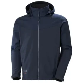 Helly Hansen Oxford Softshell Jacket Navy - DWR Coating & Detachable Hood, Size XL Helly Hansen Oxford Softshell Jas Marine – DWR Coating & Afneembare Capuchon, Maat XL