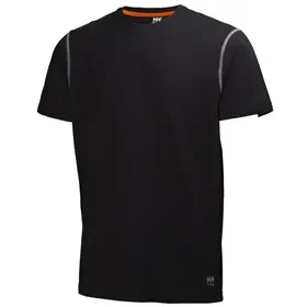 Helly Hansen Oxford Black T-Shirt - Size L Helly Hansen Oxford T-shirt Zwart - Maat L