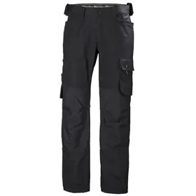 Helly Hansen Oxford Werkbroek Zwart – Stretch, Verstevigde Knieën & Verlengbare Pijpen, Maat C52