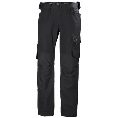 Helly Hansen Oxford Werkbroek Zwart – Stretch, Verstevigde Knieën & Verlengbare Pijpen, Maat C52