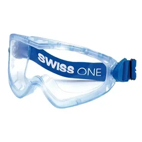JSP 2PROV31C Glasses - Clear, Blue Frame & Anti-Scratch/Anti-Fog Coating JSP 2PROV31C Bril - Helder, Blauw Montuur & Anti-Kras/Condens Coating
