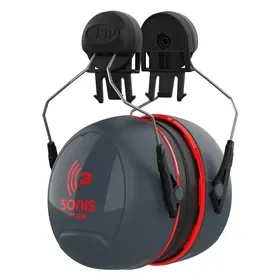 JSP AEB040 Sonis3 - Hearing Protection Earmuffs with Helmet Attachment & Adjustable Cups (High SNR) JSP AEB040 Sonis3 - Gehoorkap met Helmbevestiging & Verstelbare Cups (SNR Hoog)