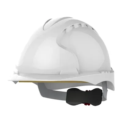 JSP AJE170-000-100 Veiligheidshelm Wit - HDPE & Revolution® Wielratel