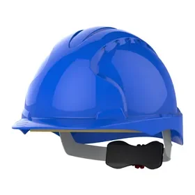 JSP AJE170-000-500 Blue Safety Helmet - HDPE & Revolution® Wheel Ratchet JSP AJE170-000-500 Veiligheidshelm Blauw - HDPE & Revolution® Wielratel
