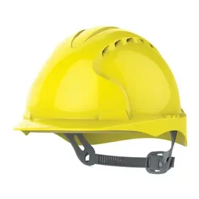 JSP AJF160-000-200 Veiligheidshelm Geel - HDPE & OneTouch™ Slipvergrendeling JSP AJF160-000-200 Veiligheidshelm Geel - HDPE & OneTouch™ Slipvergrendeling