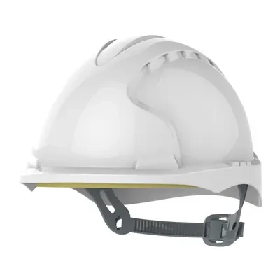 JSP AJG160-000-100 Veiligheidshelm Wit - HDPE & OneTouch™ Slipvergrendeling