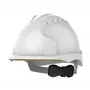 JSP AJG170 EVO3 Micro Draaiknop Veiligheidshelm Wit - HDPE & Revolution® Wielratel