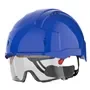 JSP AMB170 EVO VISTAlens Veiligheidshelm Blauw - Geïntegreerde Klasse 1 Veiligheidsbril & Draaiknop
