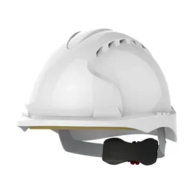 JSP EVO3 Industriële Veiligheidshelm met Micro Draaiknop - Wit JSP EVO3 Industriële Veiligheidshelm met Micro Draaiknop - Wit