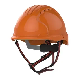 JSP EVO5 Industrial Climbing Helmet with Dual Positions and Rotary Dial - Orange JSP EVO5 Industriële Klimhelm met Dubbele Standen en Draaiknop - Oranje