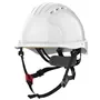 JSP EVO5 Industriële Klimhelm met Dubbele Standen en Draaiknop - Wit