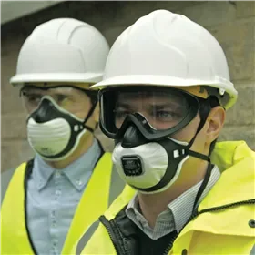 JSP FFP2V FilterSpec - With Safety Goggles, Valve & Comfort Lens JSP FFP2V FilterSpec - Met Veiligheidsbril, Ventiel & Comfort Lens