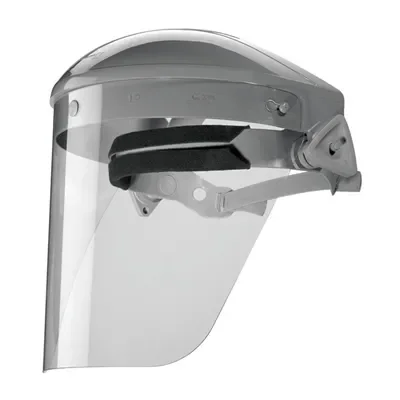 JSP Gelaatsscherm SET AFM061 - Grijs Polycarbonaat Vizier met Elastische Band (EN 166)