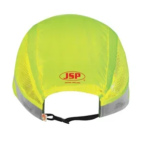 JSP HardCap AeroLite Safety Cap 1-Inch Brim HV-Yellow - Lightweight & EN 812 Certified JSP HardCap AeroLite Veiligheidspet 2,5 cm Klep HV-Geel - Lichtgewicht & EN 812