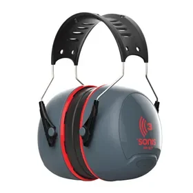 JSP Sonis3 Ear Defender AEB040 - With Headband, SNR 37 & Adjustable Steel Arms JSP Sonis3 Gehoorkap AEB040 - Met Hoofdbeugel, SNR 37 & Verstelbare Stalen Armen