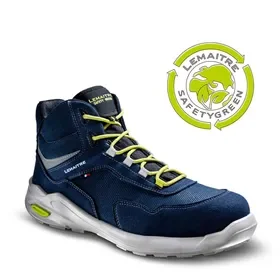 Lemaitre PLANET High Safety Shoe S3S Blue - Durable & Recycled Material - Size 46 Lemaitre PLANET Hoge Veiligheidsschoen S3S Blauw - Duurzaam & Gerecycled Materiaal - Maat 46
