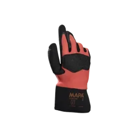 MAPA Titan 850 Heat-Resistant Work Gloves Red/Black - Size 9 MAPA Titan 850 Hittebestendige Werkhandschoen Rood/Zwart - Maat 9