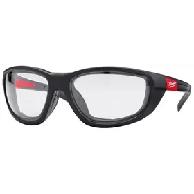 Milwaukee 1885 Glasses - Clear Premium Safety Glasses with Comfort & Protective Case Milwaukee 1885 Bril - Heldere Premium Veiligheidsbril met Comfort & Beschermhoes