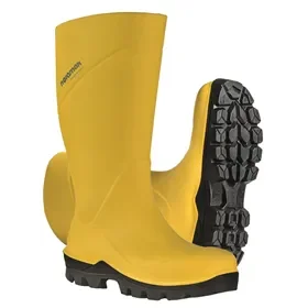 Nora Mega-Max II Safety Boot S5 Yellow - Lightweight PU with SRC Slip Resistance - Size 46 Nora Mega-Max II Veiligheidslaars S5 Geel - Lichtgewicht PU met SRC Slipweerstand - Maat 46