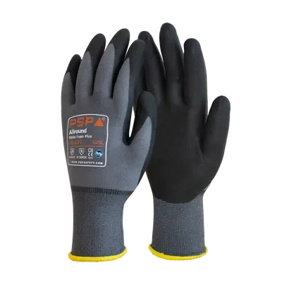 PSP 10-570 Allround Werkhandschoen NF Zwart – Nitril Foam, Ademend & Comfortabel - Maat 6