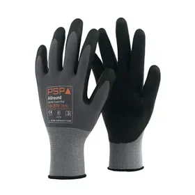 PSP 10-570 Werkhandschoen Nitril Foam Zwart – Oliegrip & Ademend Comfort, Maat 9 PSP 10-570 Werkhandschoen Nitril Foam Zwart – Oliegrip & Ademend Comfort, Maat 9