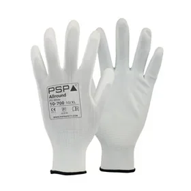 PSP 10-700 All-Purpose Work Gloves PU White - Size 11 PSP 10-700 Allround Werkhandschoen PU Wit - Maat 11