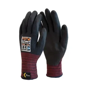 PSP 15-500 Pro NF Cut-Resistant Work Gloves Cut F Black - Kevlar Reinforced, Breathable & Touchscreen Compatible - Size 10 PSP 15-500 Pro NF Snijvaste Werkhandschoenen Cut F Zwart - Kevlarversterkt, Ademend & Touchscreen Compatibel - Maat 10