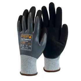 PSP 15-688 Cut D Resistant Work Gloves - Double Nitrile Coating & Long Cuffs - Size 11 PSP 15-688 Snijvaste Werkhandschoenen Cut D - Dubbele Nitrile Coating & Lange Manchetten - Maat 11