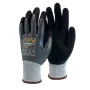 PSP 15-688 Snijvaste Werkhandschoenen Cut D - Dubbele Nitrile Coating & Lange Manchetten - Maat 8