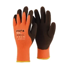 PSP 18-150 Winter Gloves Orange - Latex Foam Lined, Size 11 PSP 18-150 Winterhandschoenen Oranje - Latex Foam & Gevoerd, Maat 11