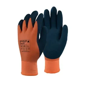 PSP 18-188 Winter Gloves Double Latex - Liquid-Proof & Lined, Size 10 PSP 18-188 Winterhandschoenen Dubbel Latex - Vloeistofdicht & Gevoerd, Maat 10