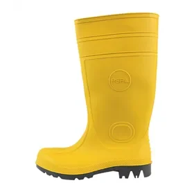 PSP 30-200 Veiligheidslaars S5 Geel - PVC/Nitril met Stalen Neus & Zool - Maat 41